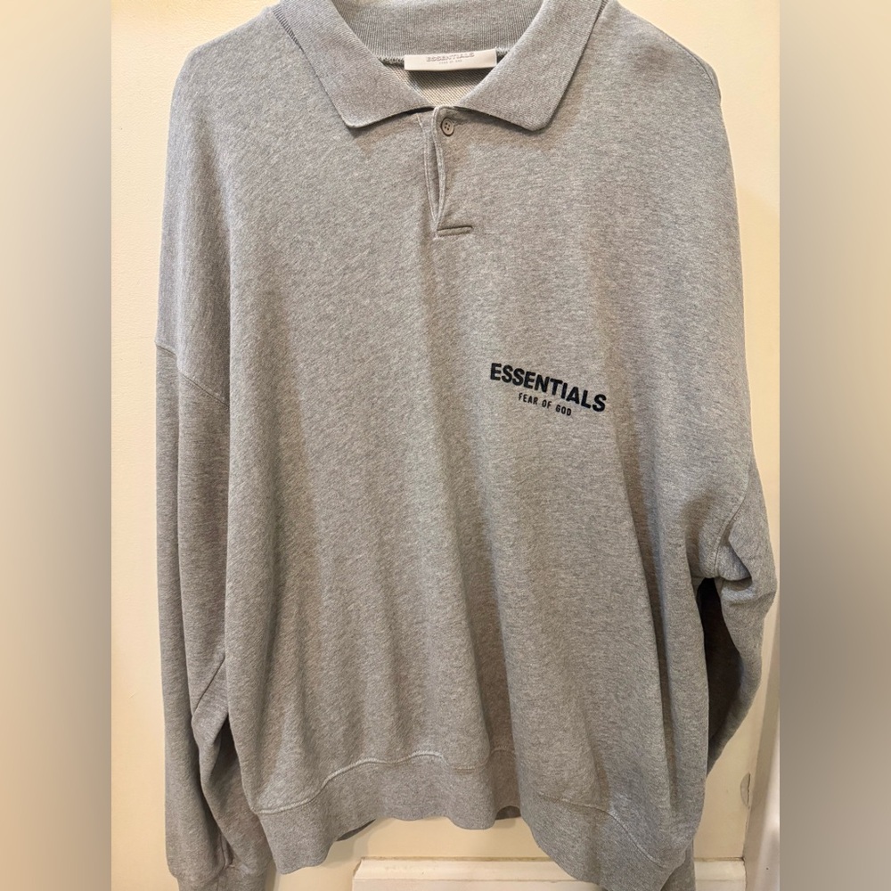 ESSENTIALS (Fear Of God) Long Sleeve Collared Shirt